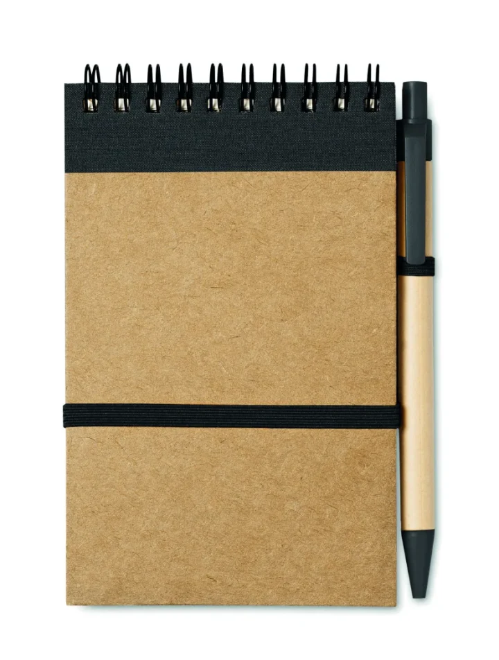 Bloc notes reciclat și pix, SONORA, IT3789