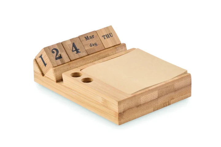 Calendar birou din bambus, BOOTOP, MO2250